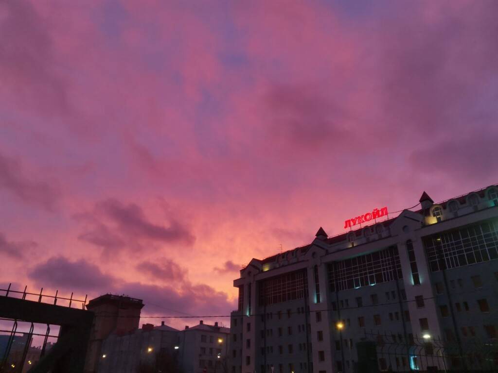 Москва. Вчера. Утро. Небо
