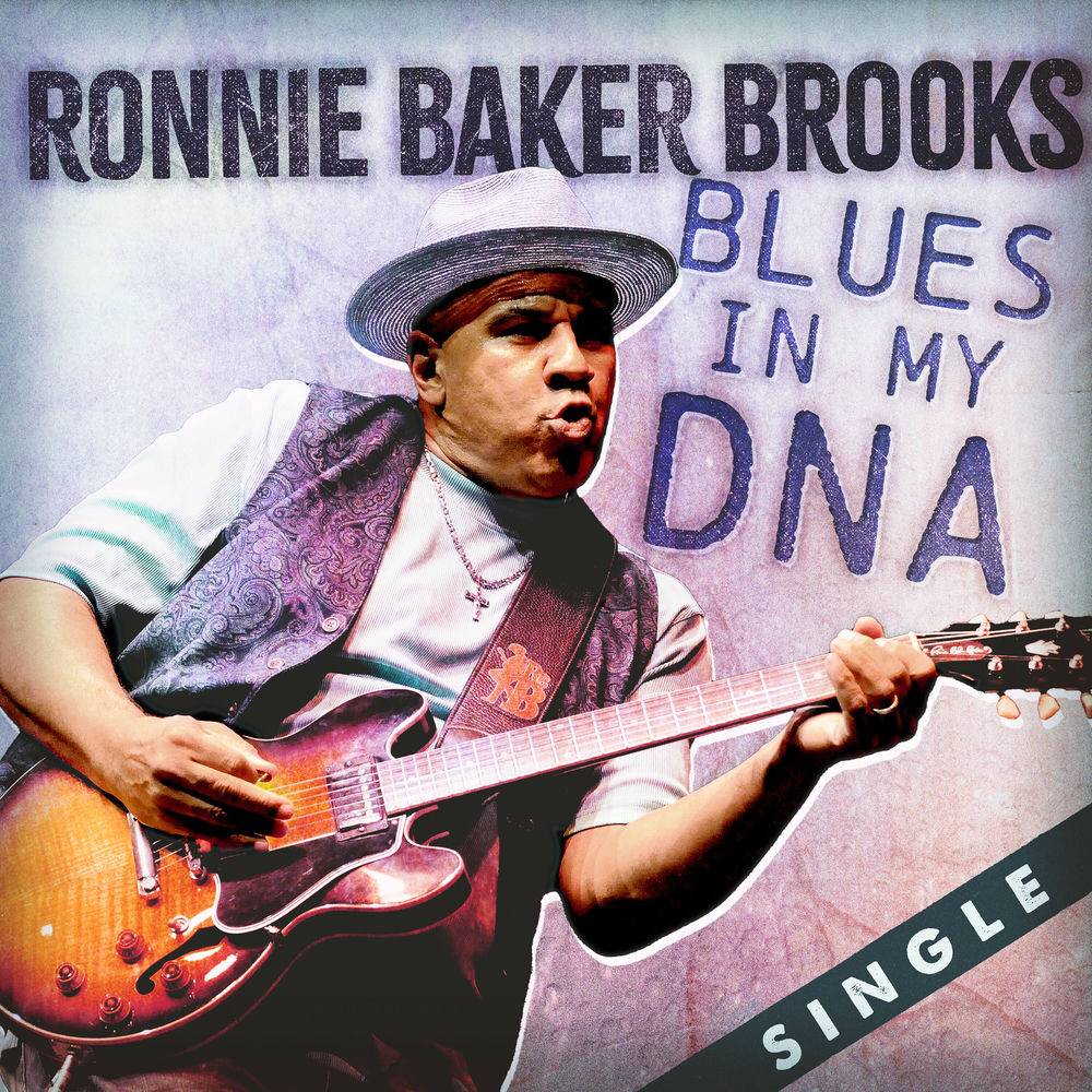 Ронни Бейкер Брукс, обложка сингла &laquo;Blues in My DNA&raquo;