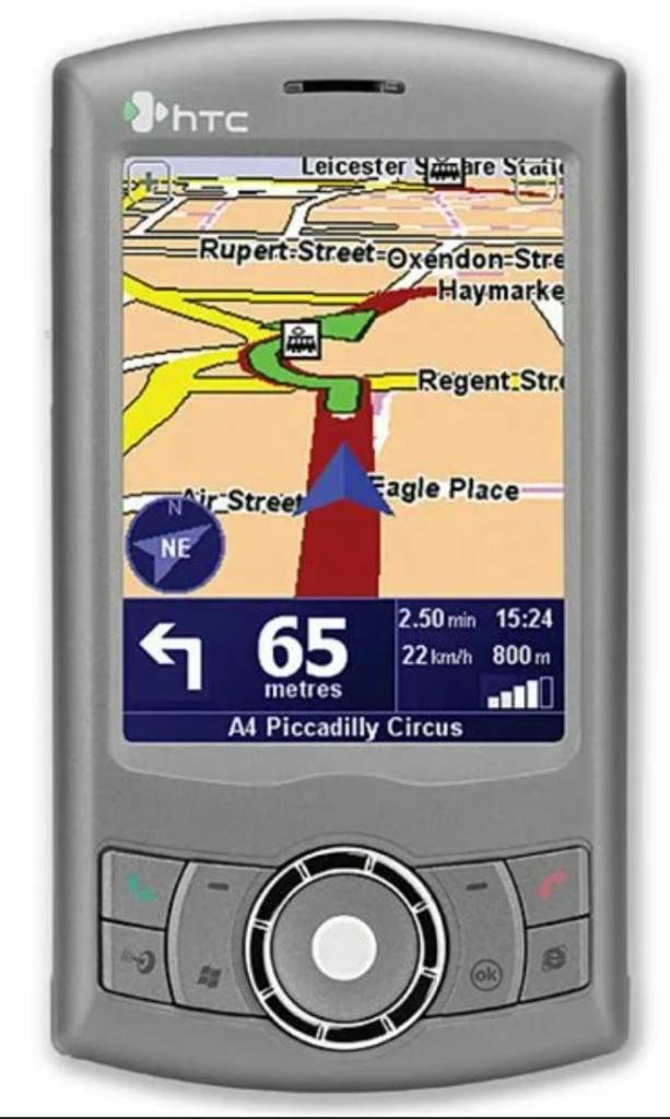 HTC с навигацией в Media: A4 Piccadilly Circus, 2005