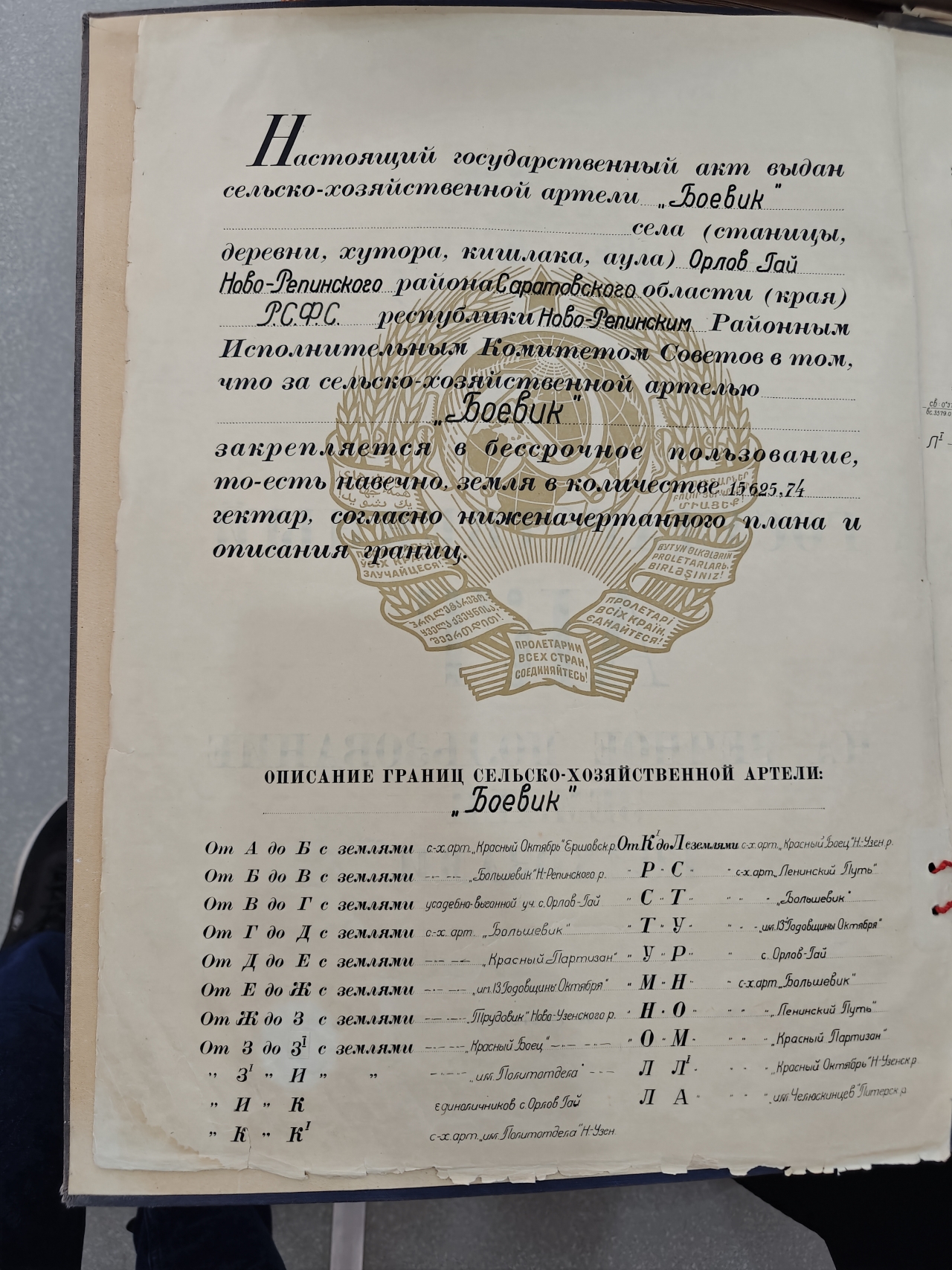 Сельскохозяйственная артель «Боевик» в Орловом Гае, 1920-е
