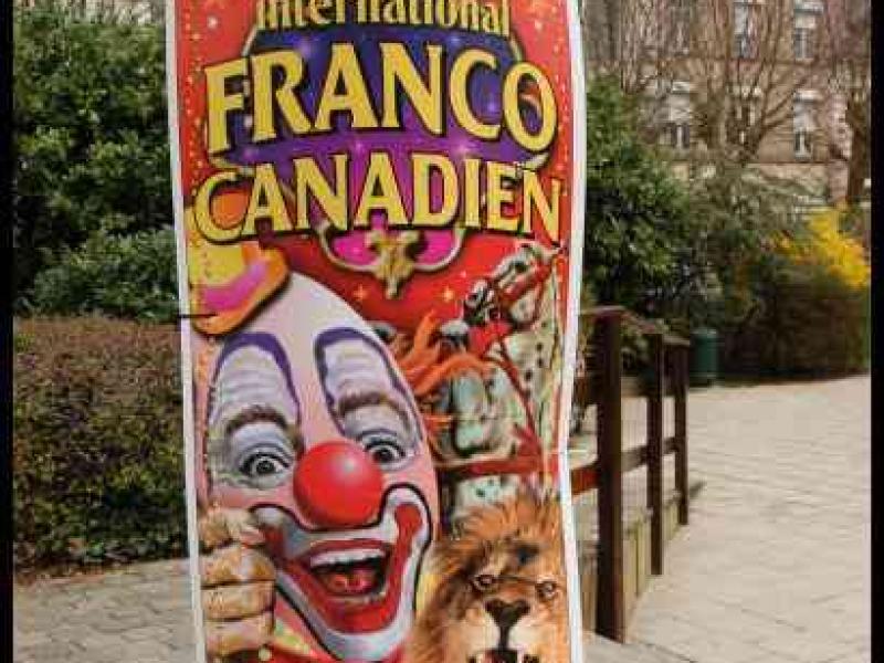 Арлон, Бельгия: афиша Grand Cirque international Franco Canadien