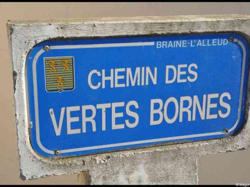 Улица в Бельгии: «Chemin des Vertes Bornes» в Ватерлоо