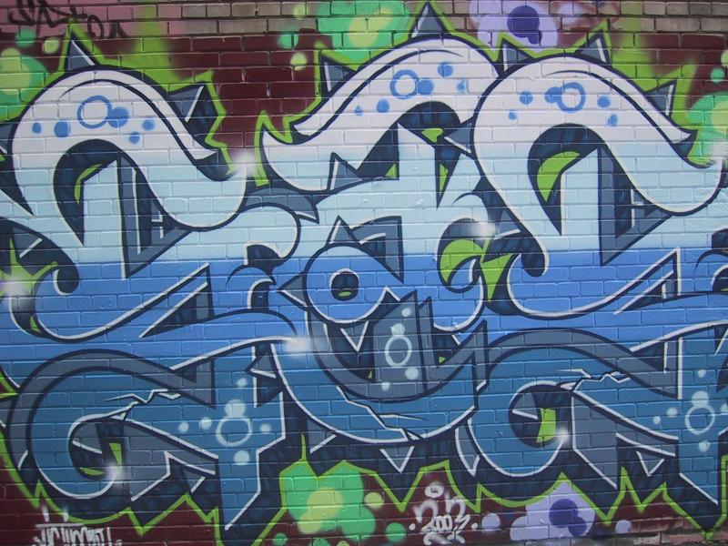 416 Graffiti Expo, Канада: сине-зелёный бриллиант на кирпичной стене