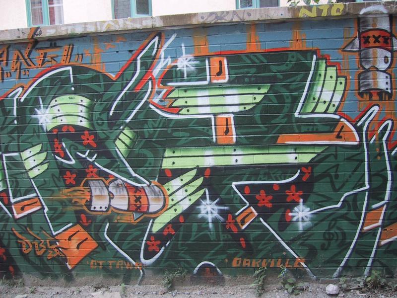 416 Graffiti Expo, Отауа: зелёный гигант с цветами и «Оаквилл»