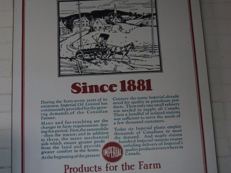 Касса-Лома, Канада: рекламный плакат Imperial Oil Limited 1920-х