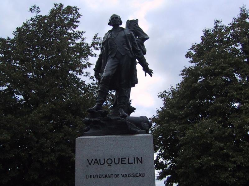 Памятник Вокелену в Монреале, 2004: «Лейтенант де Вассео, 1728–1772»