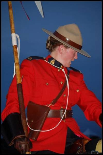 Полевой смотр в униформе Royal Canadian Mounted Police, Канада