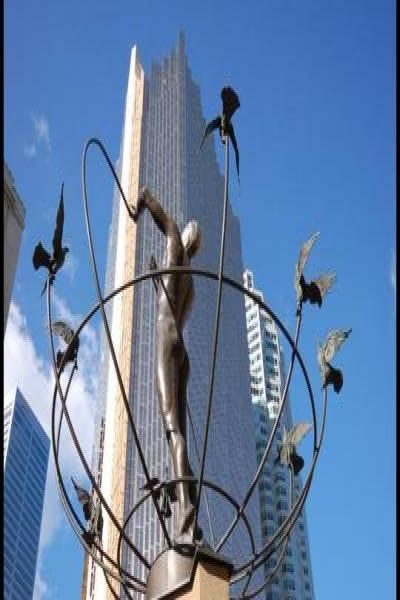 Скульптура «Птицы» у здания Банка Канады в Торонто, 22 июля 2007