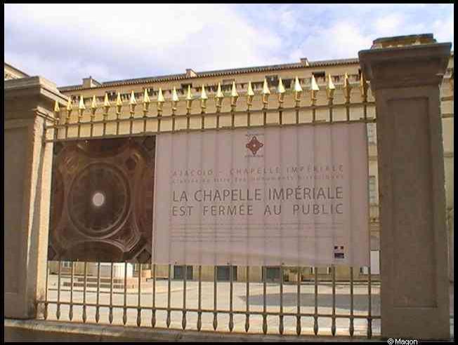 Ajaccio, 2008: закрытая императорская капелла