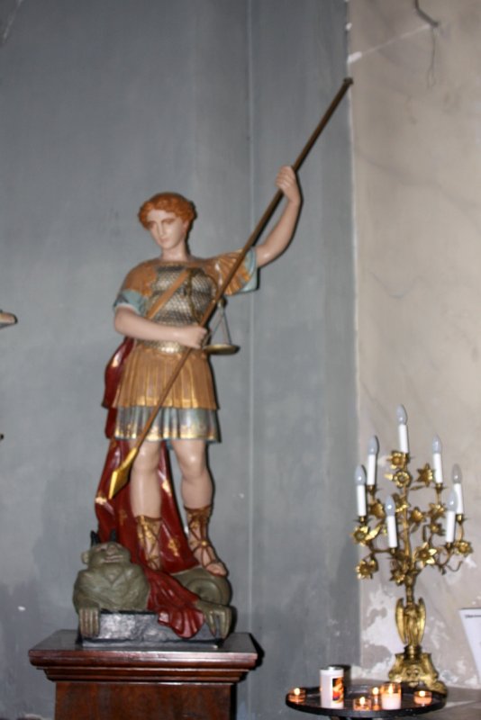 Святой Михаил в церкви Бастии, Корсика, 2008