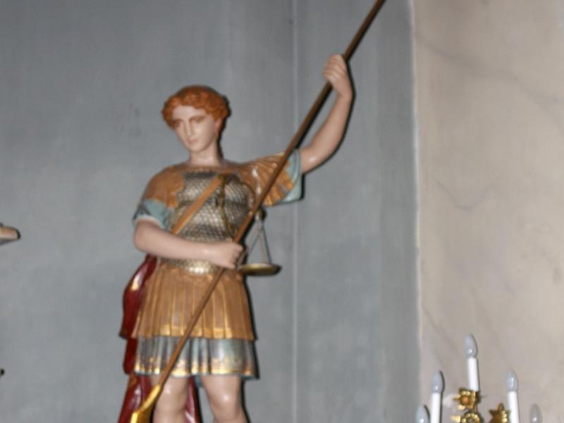 Святой Михаил в церкви Бастии, Корсика, 2008