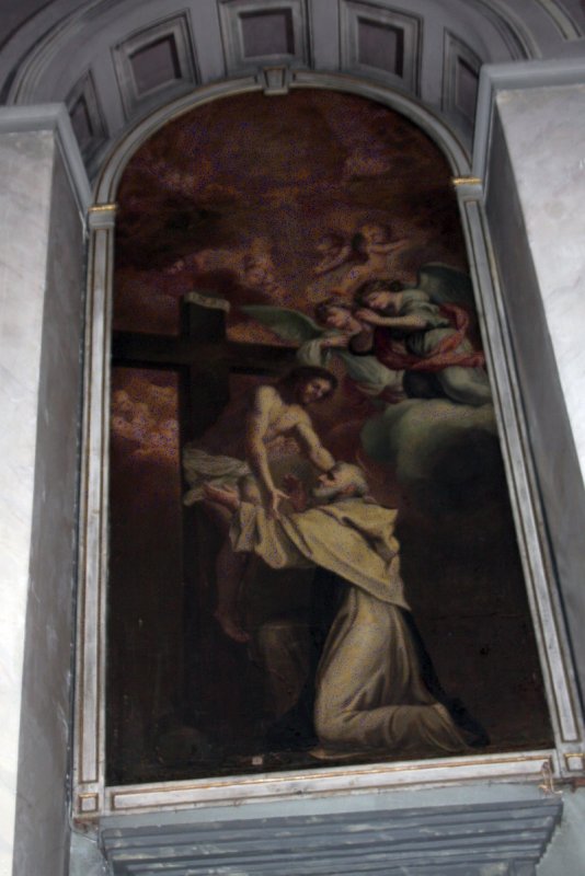 Бастия, Корсика, 2008: алтарная картина в церкви Сен-Жан-де-Марин