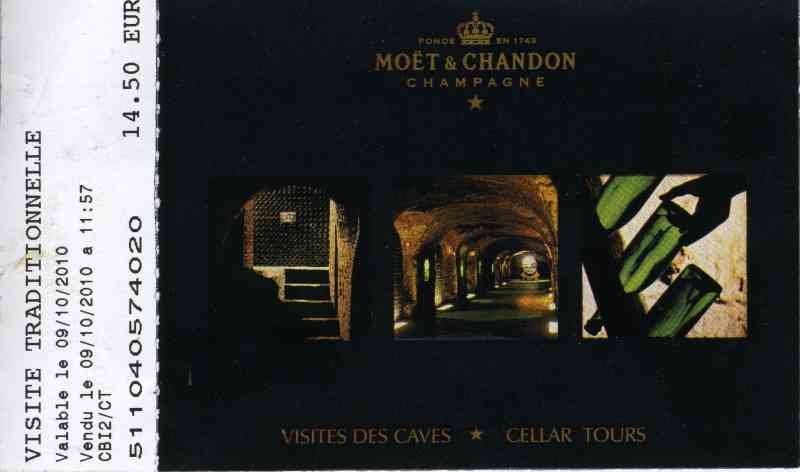 Moët & Chandon: подземные туннели винодельни, Франция