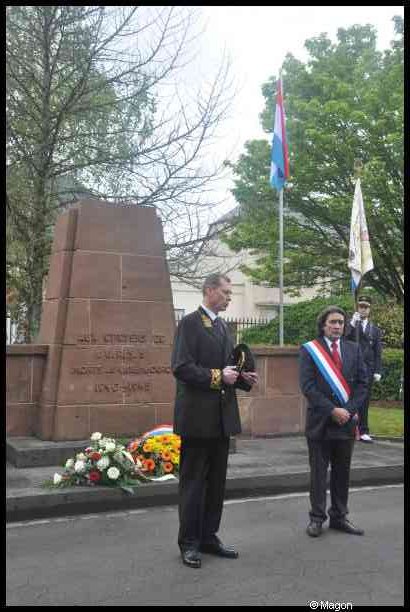 Мемориал в Люксембурге, 7 мая 2012 года