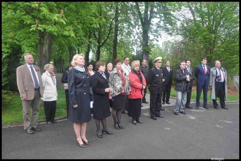 Майская церемония у памятника в Люксембурге, 2012