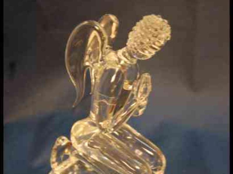 Кристальная статуэтка ангела в Art Du Cristal, Люксембург