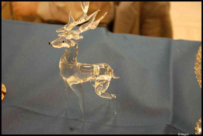 Стеклянный олень в Art Du Cristal, Люксембург