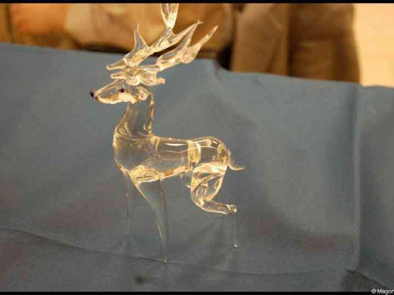 Стеклянный олень в Art Du Cristal, Люксембург
