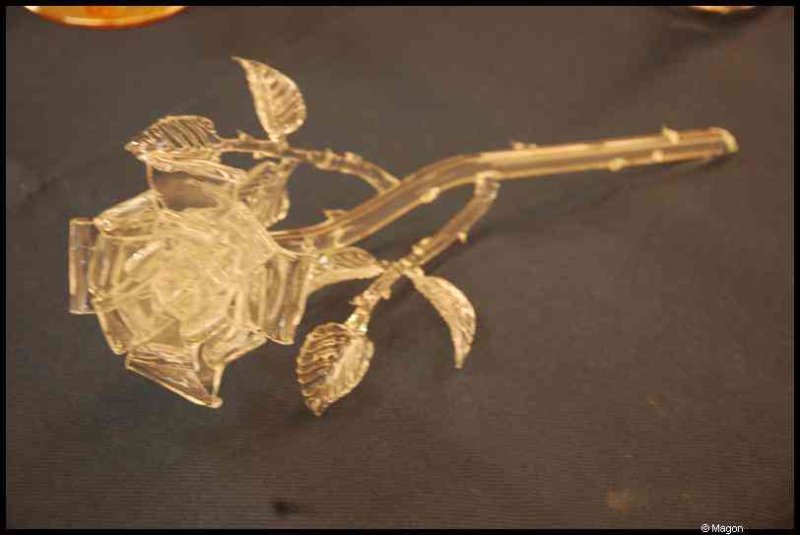 Роза из стекла в Art Du Cristal, Люксембург