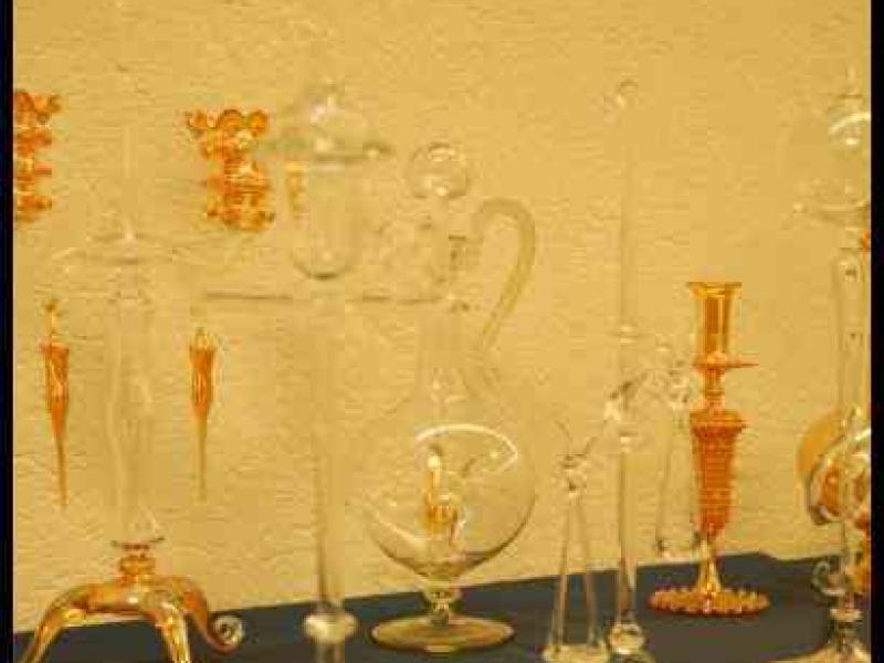 Art Du Cristal в Люксембурге: стеклянные скульптуры и золотые детали