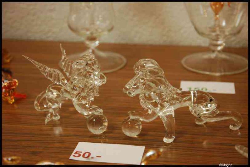 Art Du Cristal, Люксембург: стеклянные львы и крылатый грифон