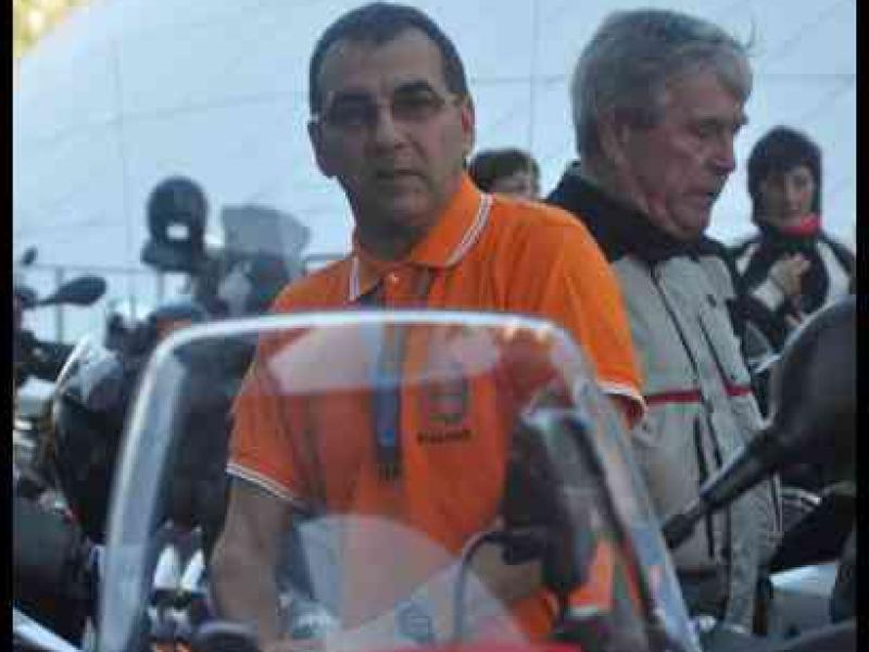 Eurobikers 2012 в Люксембурге: мотоциклисты и стикер 110%