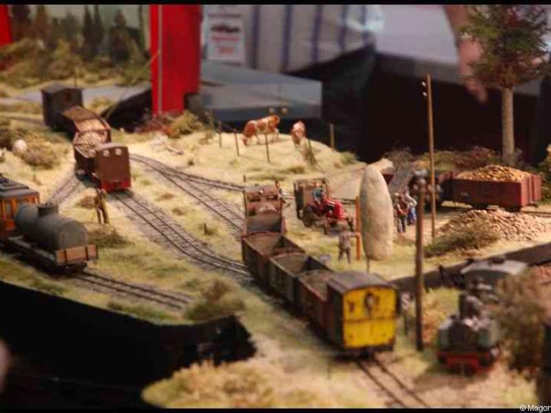 Expo train 2010 в Люксембурге: детализированный макет железнодорожной станции