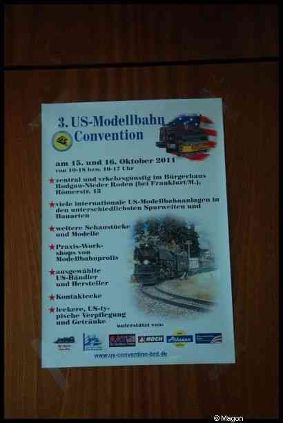 Expo train 2010 в Люксембурге: афиша 3-й US-Modellbahn Convention