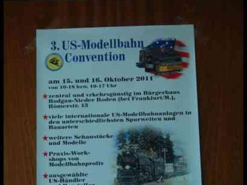 Expo train 2010 в Люксембурге: афиша 3-й US-Modellbahn Convention