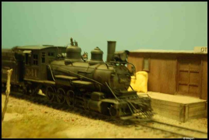 Expo train 2010, Люксембург: паровоз №301 у деревянного депо