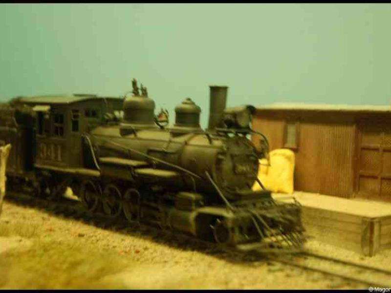 Expo train 2010, Люксембург: паровоз №301 у деревянного депо