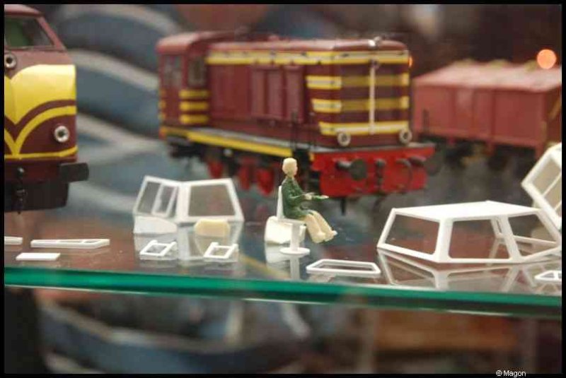 Expo train 2010, Люксембург: модели локомотивов и детали кабин