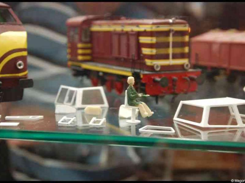 Expo train 2010, Люксембург: модели локомотивов и детали кабин