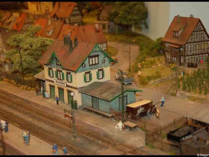 Железнодорожная станция «Зерцлинг» на Expo train 2010 в Люксембурге