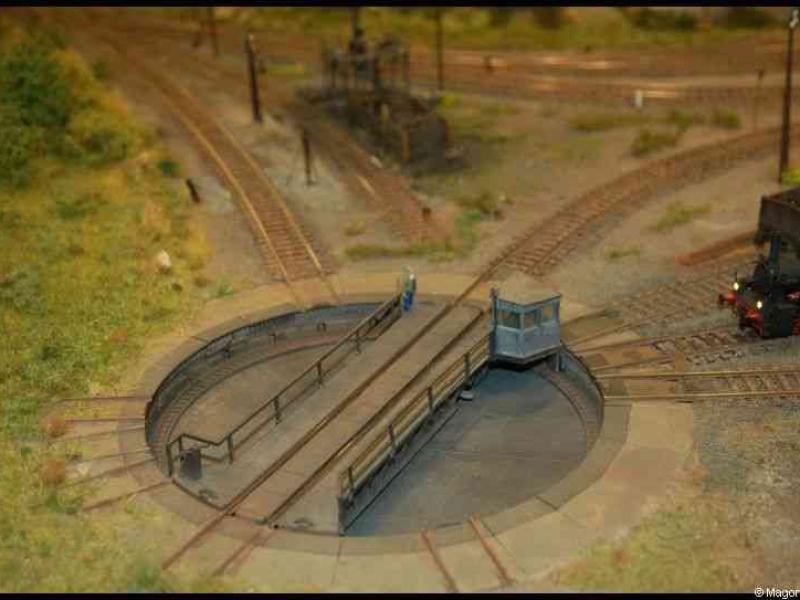 Expo train 2010, Люксембург: круговой путь на модели железной дороги