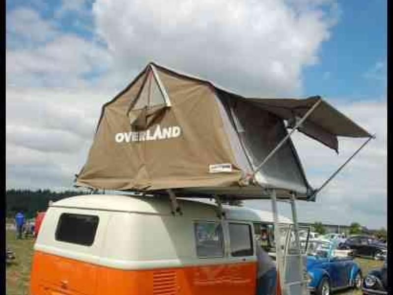 Luxbug 2010: оранжевый VW T2 с надувной крышей в Люксембурге