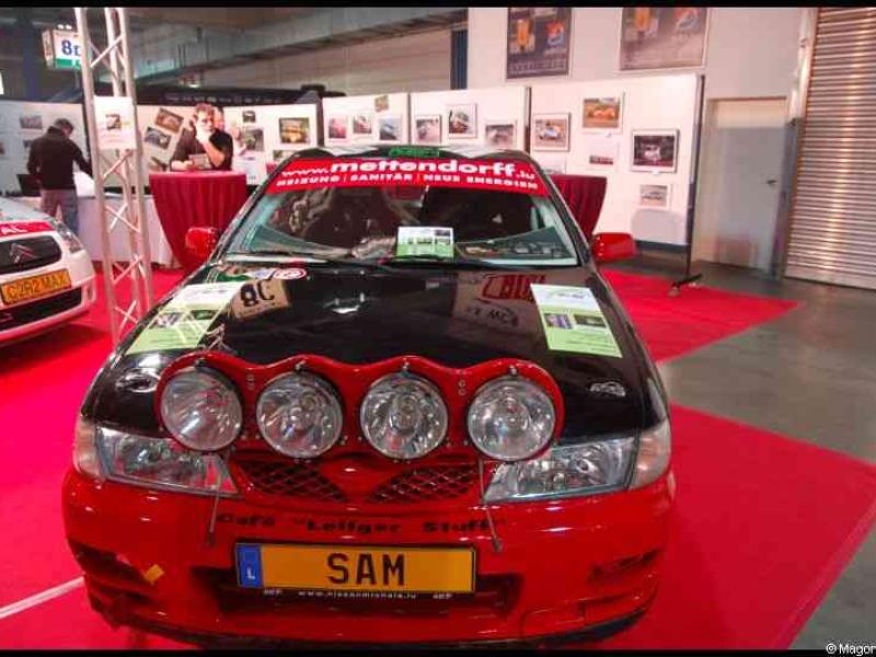 Motorshow 2010 в Люксембурге: красный Citroën с четырьмя фарами и надписью «SAM»