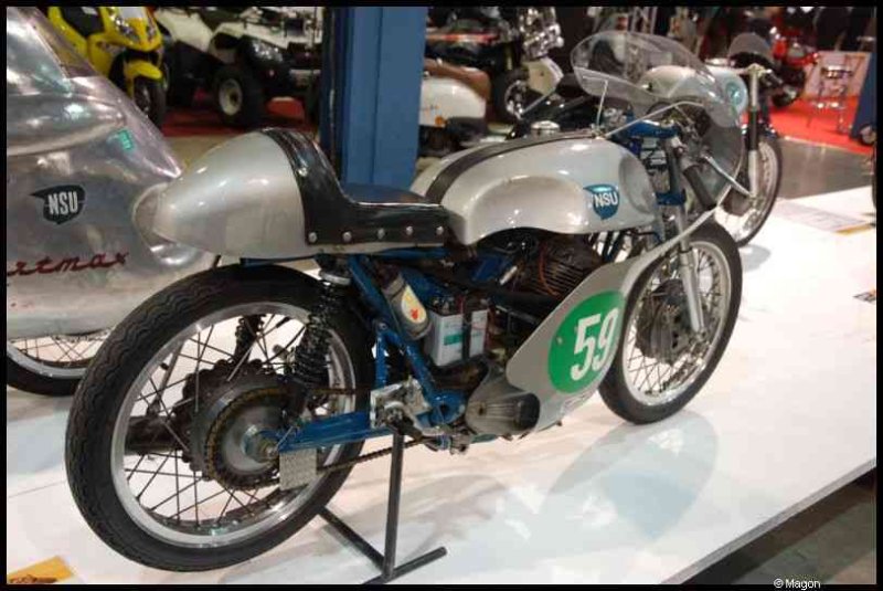 Motorshow 2010 в Люксембурге: NSU с номером 59 на подставке