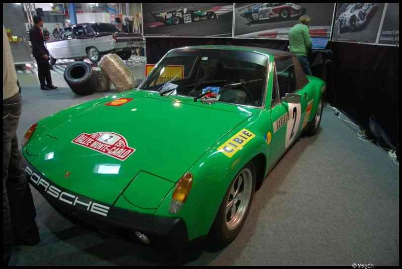 Зелёный Porsche 914 на Motorshow в Люксембурге, 2010