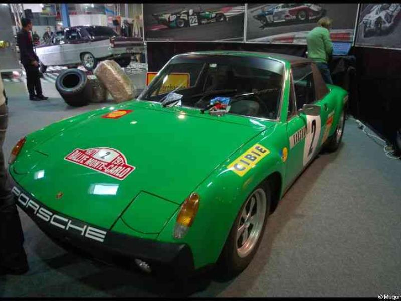 Зелёный Porsche 914 на Motorshow в Люксембурге, 2010