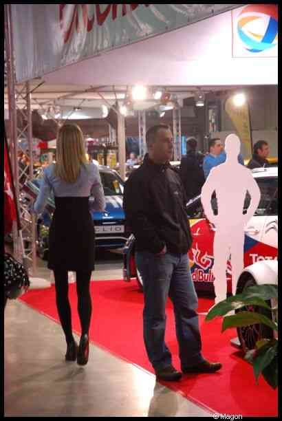 Motorshow 2010 в Люксембурге: красная дорожка, Citroën и силуэт на фоне выставки