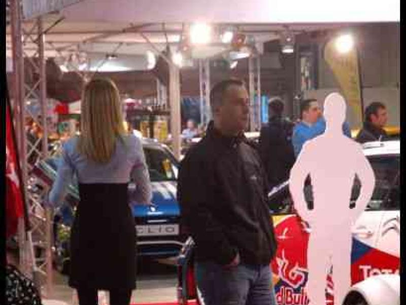 Motorshow 2010 в Люксембурге: красная дорожка, Citroën и силуэт на фоне выставки