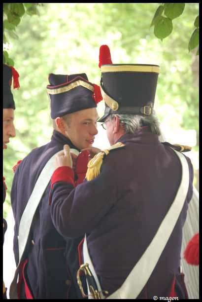 Napoleonic Bivouac в Люксембурге: регулярная церемония наряда
