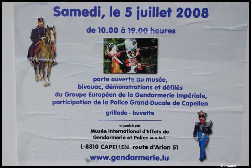 Плакат мероприятия 5 июля 2008 года в Капеллене