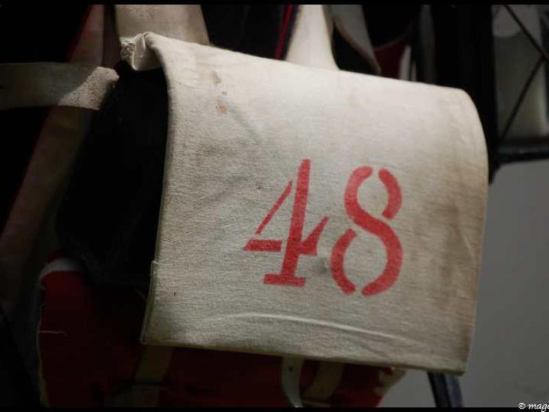 Napoleonic Bivouac в Люксембурге: мешок с номером 48