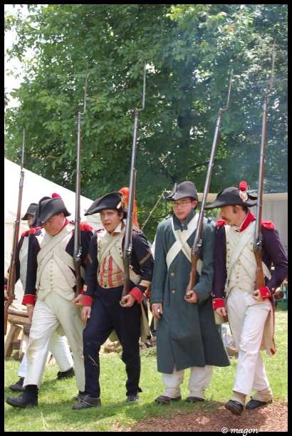 Napoleonic Bivouac в Люксембурге: солдаты в мундирах эпохи наполеоновских войн