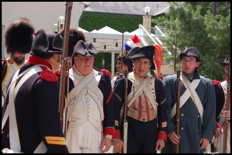 Napoleonic Bivouac в Люксембурге: солдаты в мундирах эпохи Наполеона
