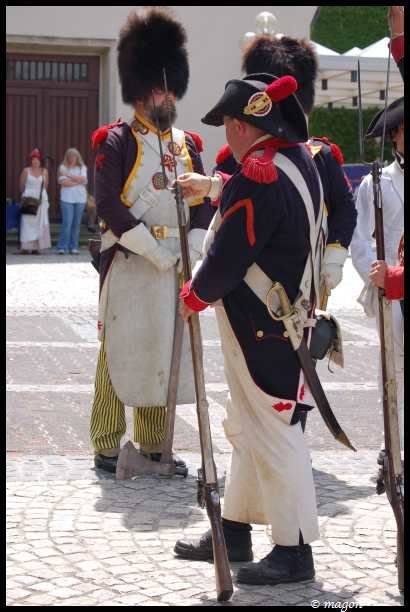 Napoleonic Bivouac в Люксембурге: солдаты в мундирах эпохи Наполеона