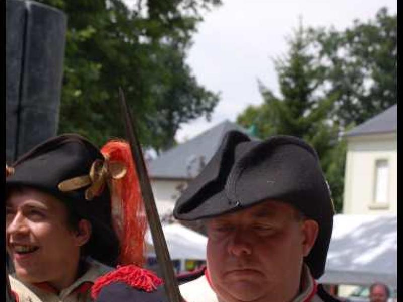Napoleonic Bivouac в Люксембурге: солдаты в мундирах эпохи Наполеона