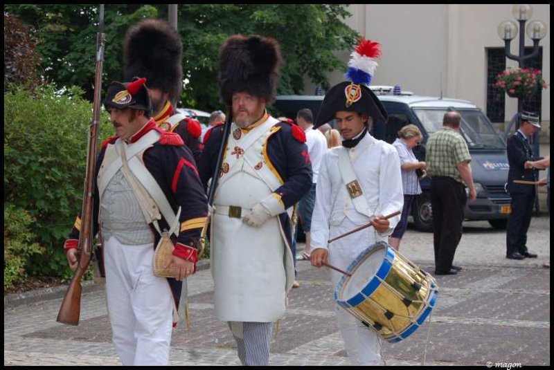 Napoleonic Bivouac в Люксембурге: солдаты в мундирах эпохи Наполеона
